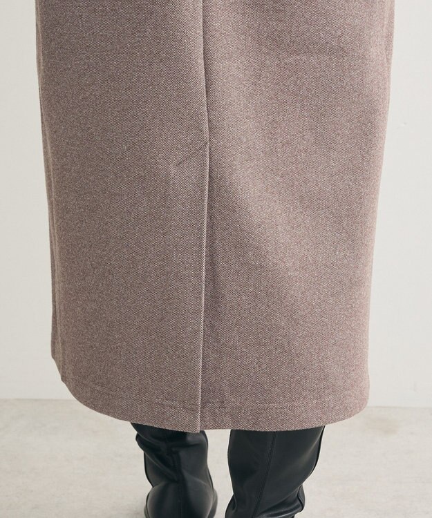 Green Parks 柄圧縮ポンチキーネックジャンスカ Brown