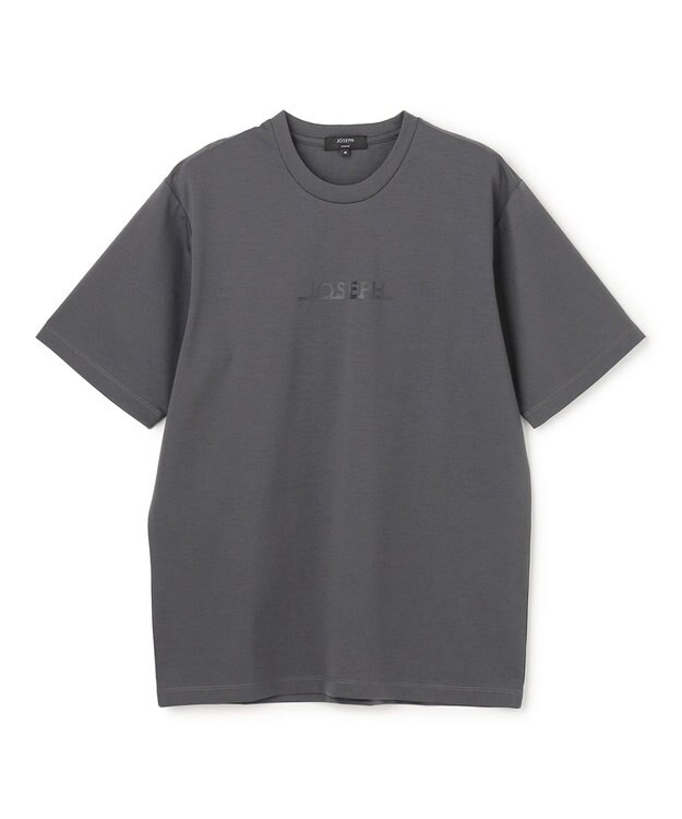 JOSEPH HOMME 【WEB・一部店舗限定】【素材アップデート】ライトタブルジャージー　ロゴプリント半袖Tシャツ ライトグレー系