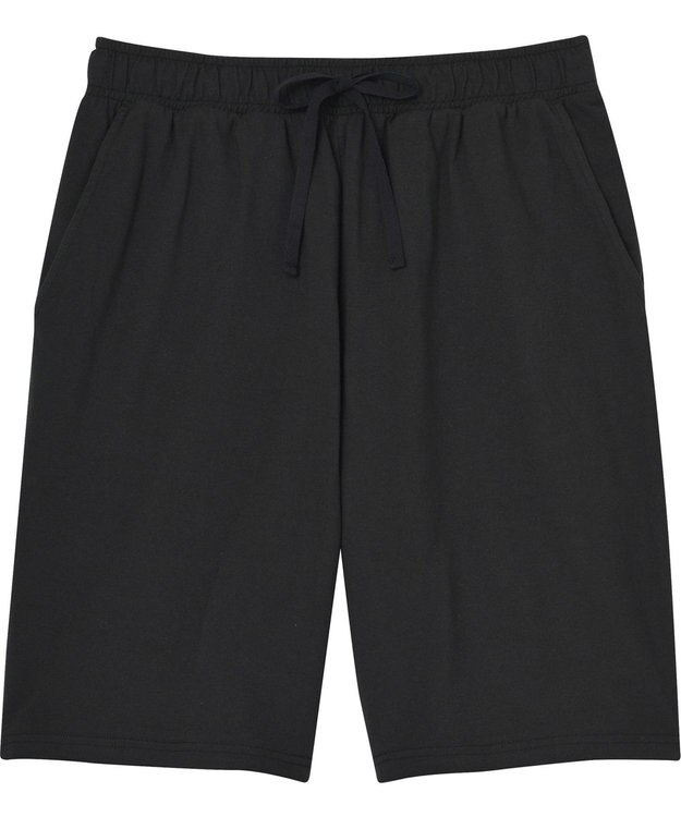 WACOAL MEN WEB限定　ルームウェア　半袖　ひざ上丈　綿混（本体）　前閉じ　/ブロス　GH3300 ブラック