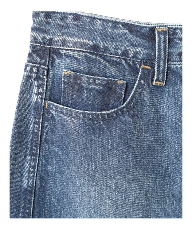 YECCA VECCA クリアコーティングデニムロングスカート Indigo