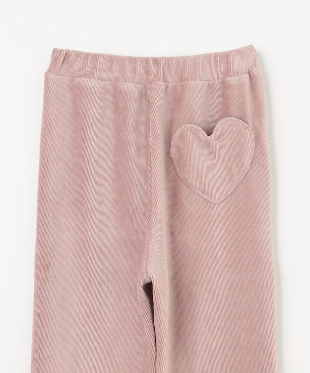 ANY KIDS カットコールフレアパンツ ピンクブラウン