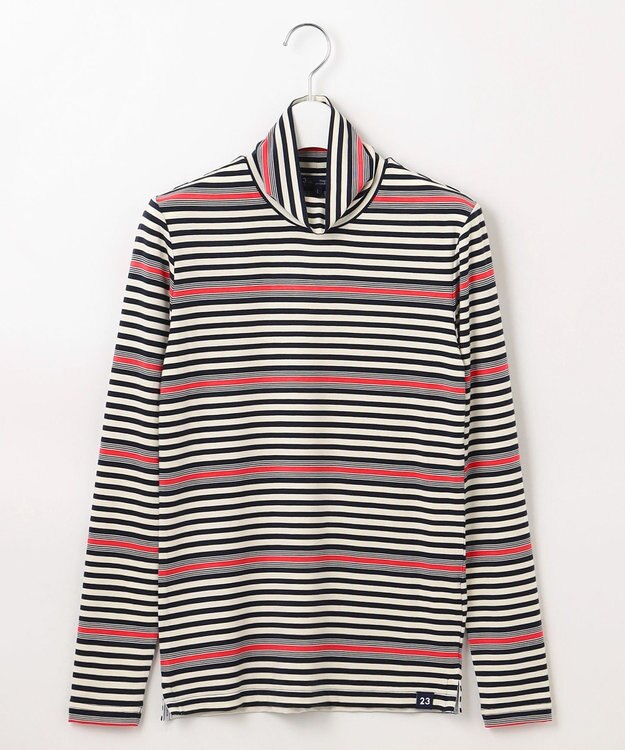 23区GOLF 【WOMEN】エニワイズ タートルネックシャツ ネイビー系1