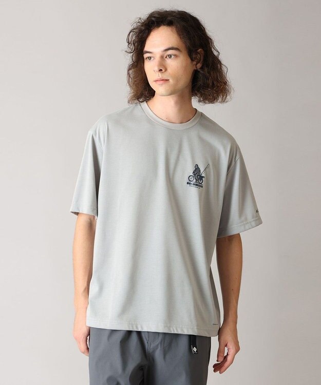Columbia Columbia/ シダートレイルバックグラフィックTシャツ /コロンビア Columbia Grey Ride Squatch