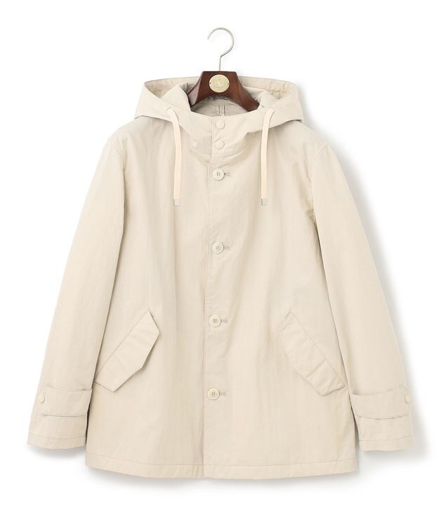 J.PRESS MEN ライトツイルワッシャー デッキパーカー アイボリー系