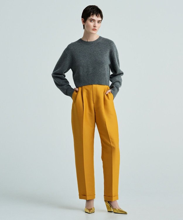 uncrave カシミヤニット（uncrave WHITE） ミッドグレー