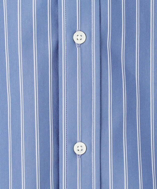 J.PRESS MEN パッチフラップ マルチストライプシャツ/B.D. サックスブルー系1