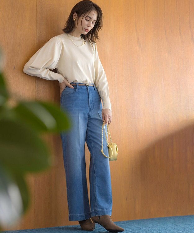 組曲 ポインテッドトゥサイドゴアブーティー キャメル系