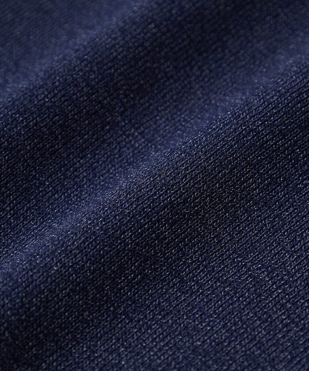 AMERICAN HOLIC 【接触冷感】ラメフレンチスリーブニットプルオーバー Navy