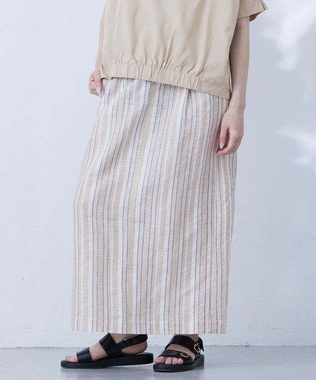 J.PRESS YORK STREET 【WOMEN】グルカ　ロングスカート ベージュ系1