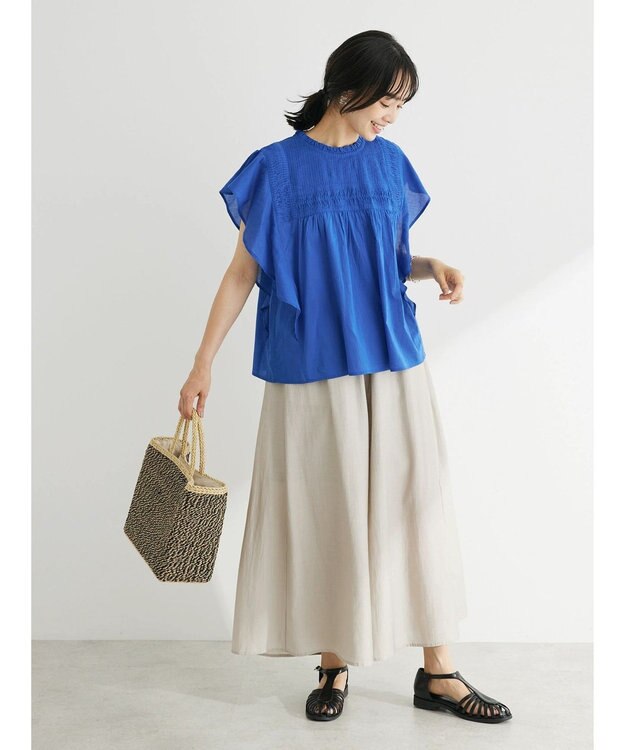 Green Parks スカーチョパンツ Gray Beige