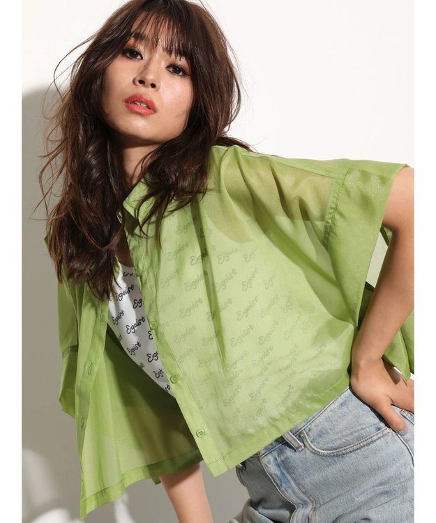 Green Parks ＥＧＯＩＳＴ　ロゴタンクトップ Off White