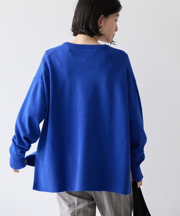 AMERICAN HOLIC バイパチサイドスリットニットプルオーバー Blue