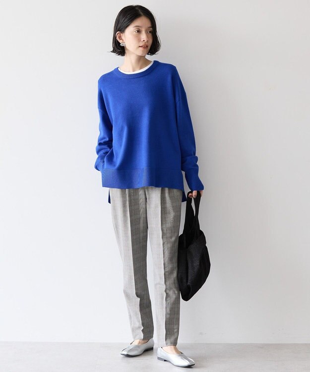 AMERICAN HOLIC バイパチサイドスリットニットプルオーバー Blue