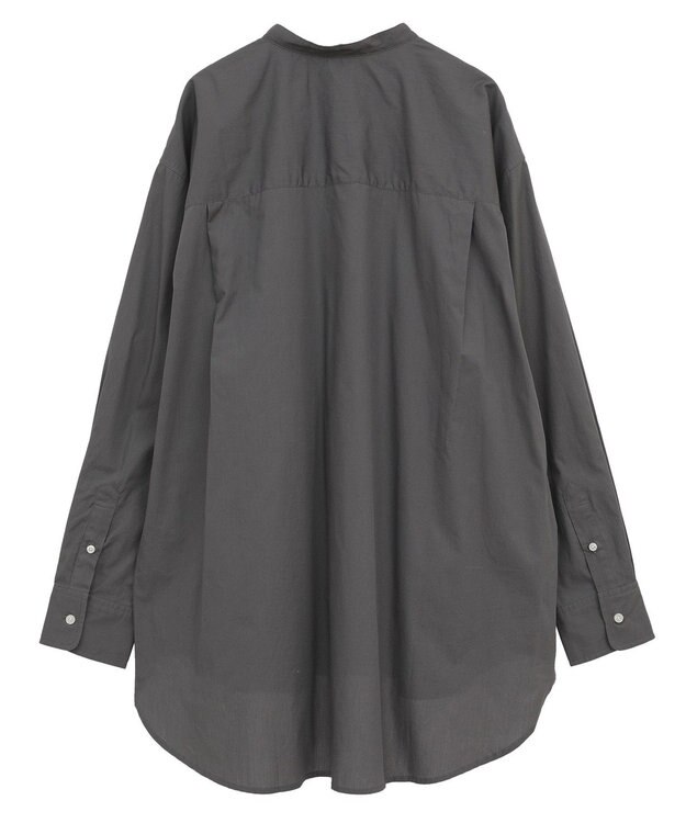 CRAFT STANDARD BOUTIQUE バンドカラーシャツ Charcoal Gray