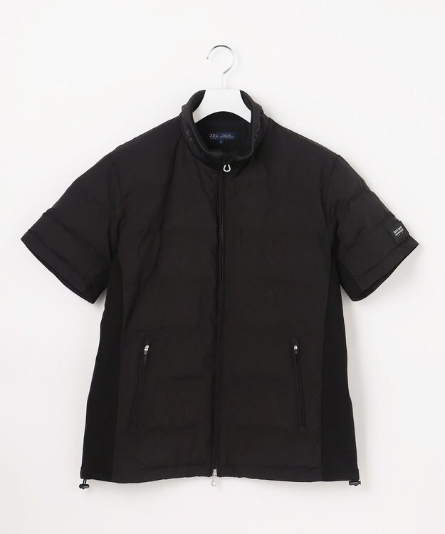 23区GOLF 【MEN】半袖パディングブルゾン ブラック系