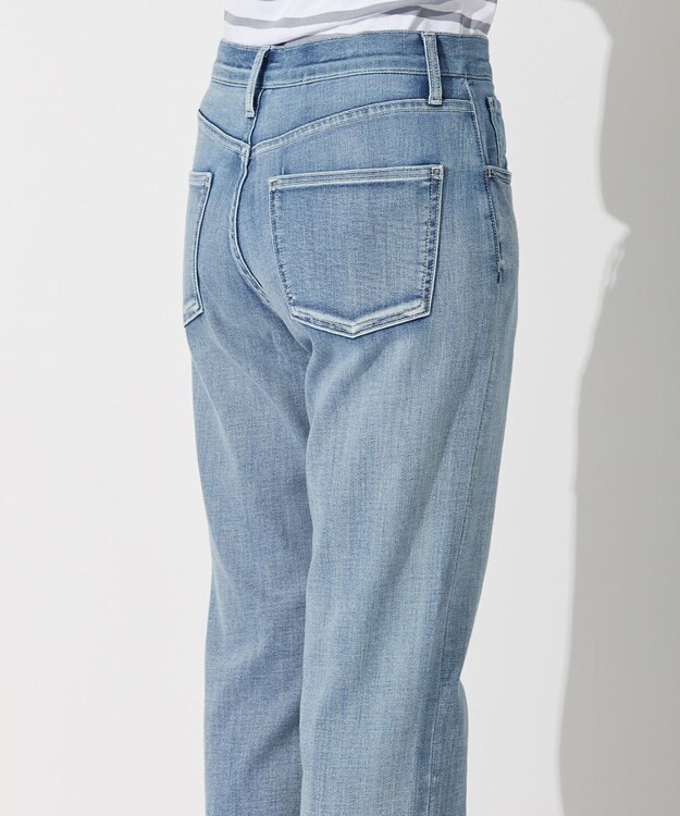 自由区 L 【WE WANT/接触冷感】USUKARU  ストレートデニム ダルブルー系