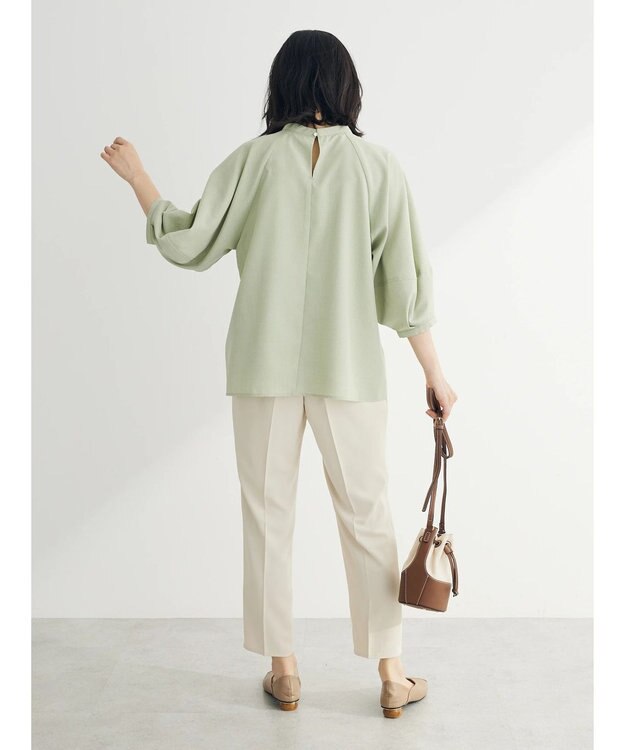 Green Parks 接触冷感　ラグランスリーブブラウス Mint