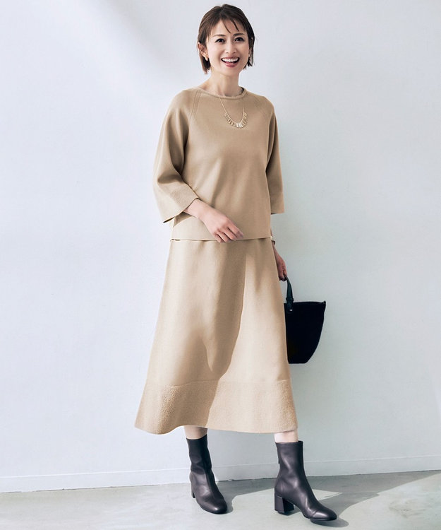 自由区 【SHIHOさん着用】ストレッチショート ブーツ ブラウン