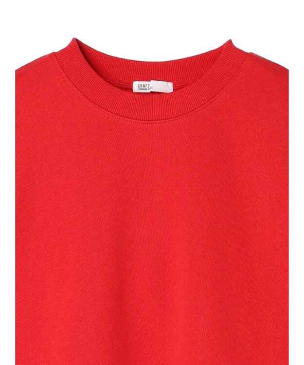 CRAFT STANDARD BOUTIQUE 裏毛リングドットプルオーバー Red