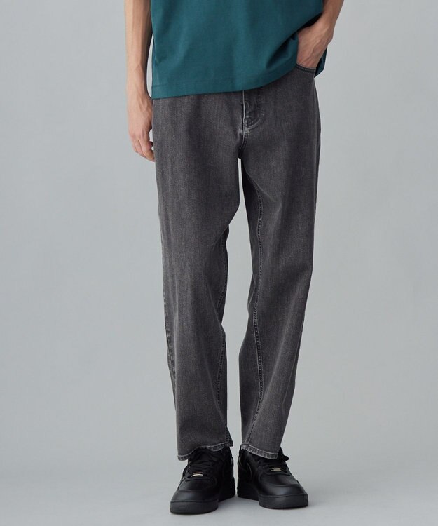 UNFILO MENS 【OCEANS YouTube 掲載】【UNFILO DENIM】 ワイドテーパード ブラック