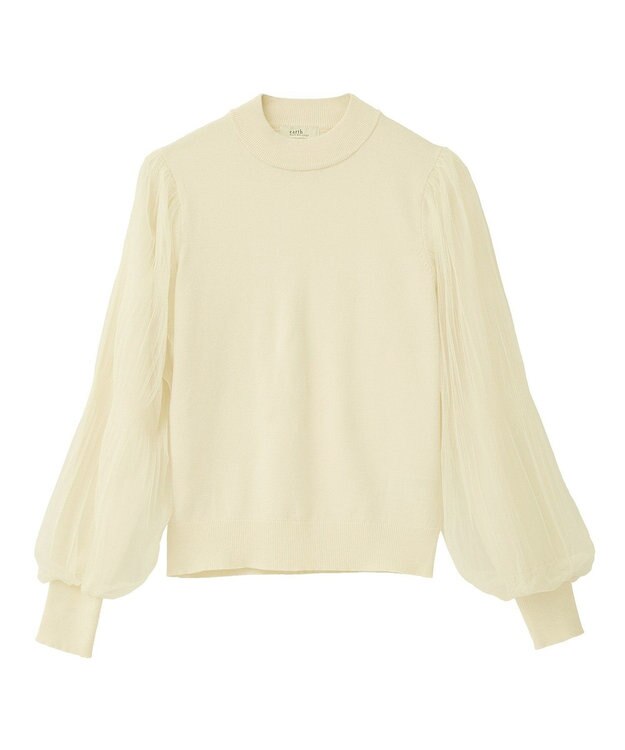 earth music&ecology レンチング(TM)エコヴェロ(TM)(マジョリカプリーツ) Ivory