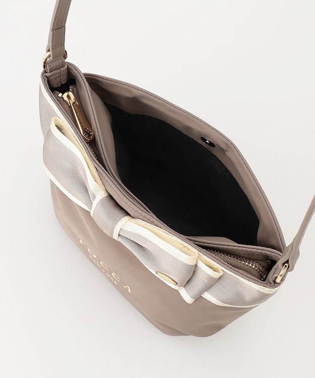 TOCCA BICOLOR RIBBON POCHETTE ポシェット ベージュ系