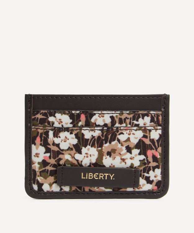 LIBERTY. リトル ディッツィ プリムローズ カード ホルダー キャメル