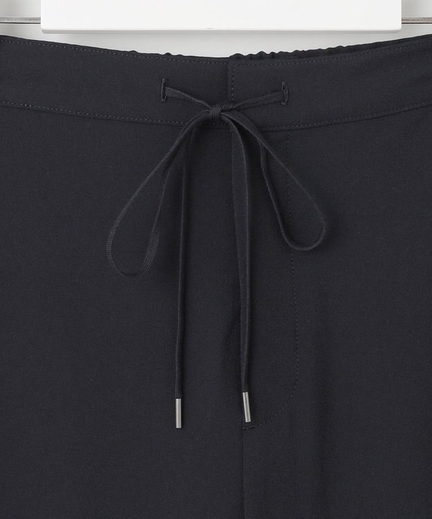 J.PRESS LADIES L 【洗える・吸水速乾・接触冷感・セットアップ対応】Light ジョーゼット ワイド パンツ ダークネイビー系