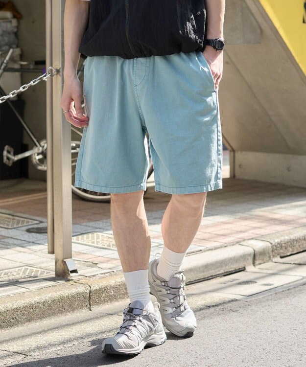 WEGO 【ウエストゴム/SMLサイズ展開】イージーコットンショーツ グリーンその他