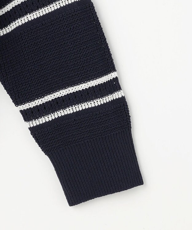 組曲 L 【先行予約】ボーダーレース ニット ホワイト系2