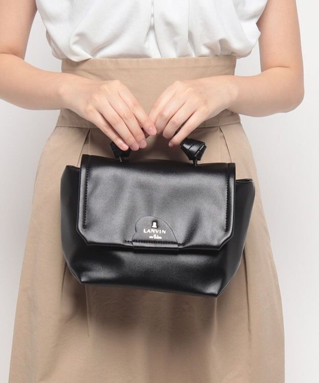 LANVIN en Bleu ルイーズ 2wayショルダーバッグ ブラック