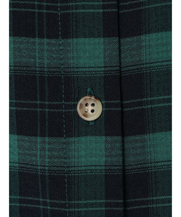 Green Parks ＥＧＯＩＳＴ　チェックロゴシャツチュニック Green