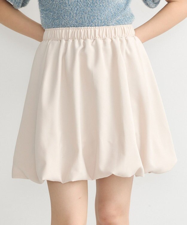 earth music&ecology バルーンミニスカート Beige