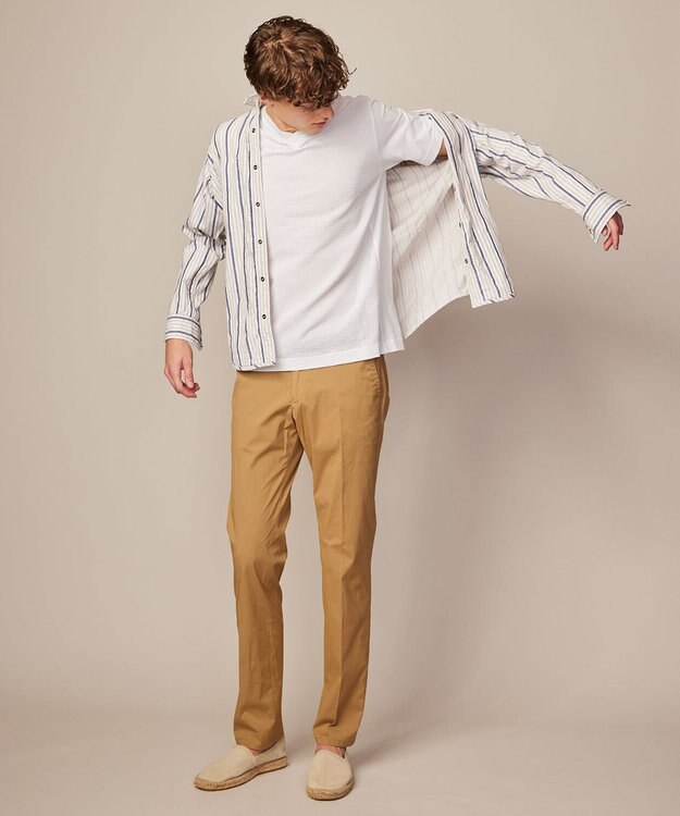 JOSEPH ABBOUD 【2WAY】リバーシブル シャツ ベージュ系