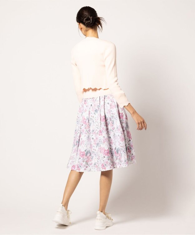 TOCCA ZIGZAG KNIT カーディガン ピンク系