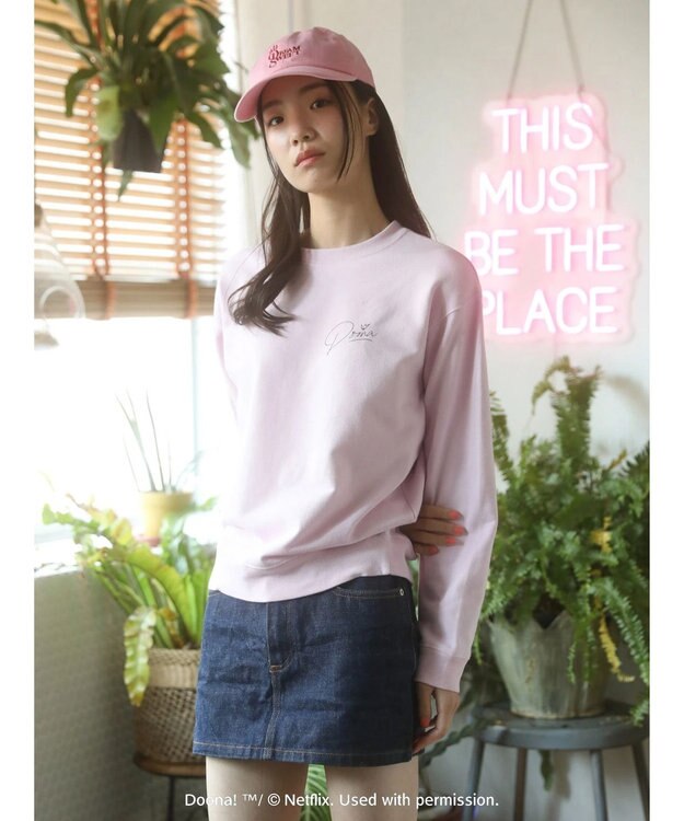 Green Parks ●ＤＯＯＮＡ！　ロゴｐｔスウェット Light Pink