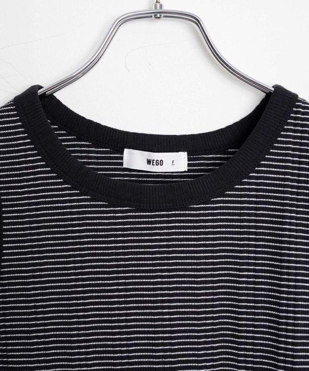 WEGO シンプルタンク ブラックボーダー