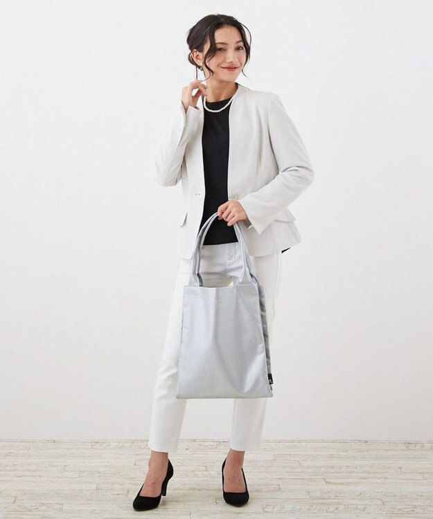 ROOTOTE 3088【合皮フラットトート】 LT.チューブ.レザレット-A 05：シルバー