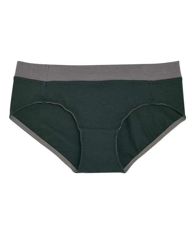 une nana cool 綿ベア天竺 カラーブロッキング ショーツ BL