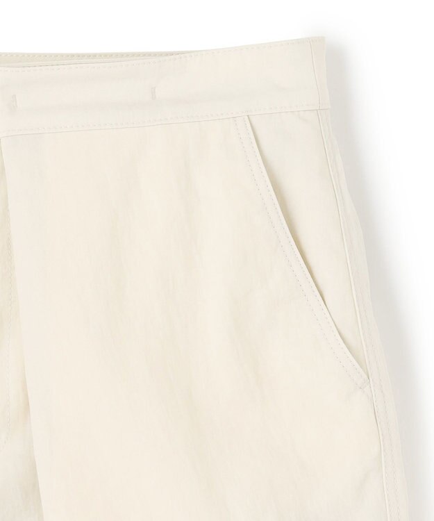 BEIGE， 【洗える】ACANTHUS / カーヴィーシルエットカーゴパンツ Ecru