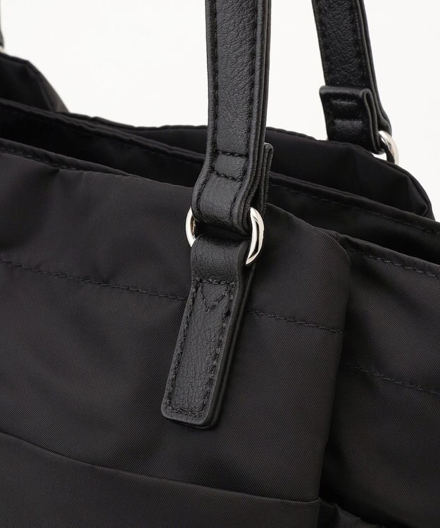 LA BAGAGERIE 【MONICA】ポーチ付き3WAYトートバッグ ブラック