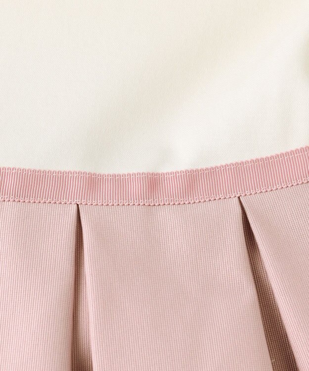 組曲 KIDS 【110-140㎝】 フラワーアーチワンピース＆ボレロジャケットセット ピンク