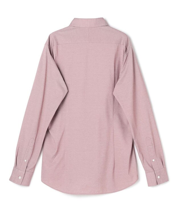 JOSEPH HOMME 【ストレッチ】ハイゲージコットンジャージー 　長袖レギュラーカラーシャツ ピンク系