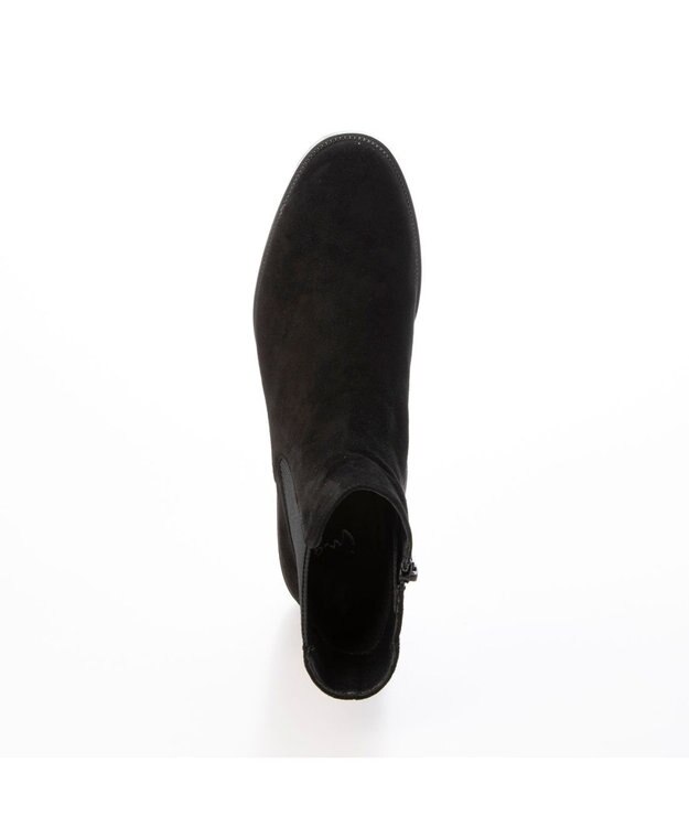 ing <ing>サイドゴアブーツ ブラックスエード