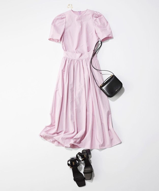 uncrave 【撥水・UVカット・接触冷感】プルーフナイロン フレアスカート ラベンダー