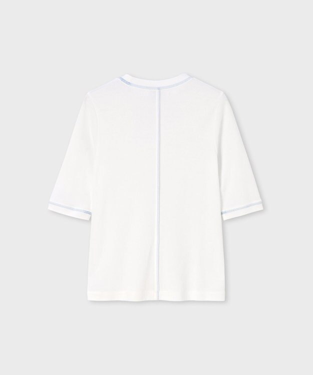 Paul Smith コントラストステッチ 半袖カットソー ホワイト