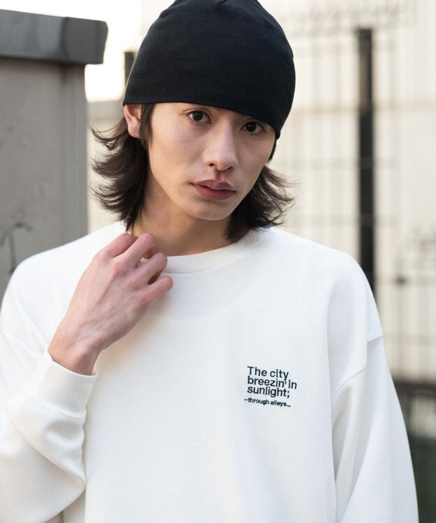 WEGO 【ユニセックス着用ITEM/MLサイズ展開】ガールプリントT（LS） ホワイト