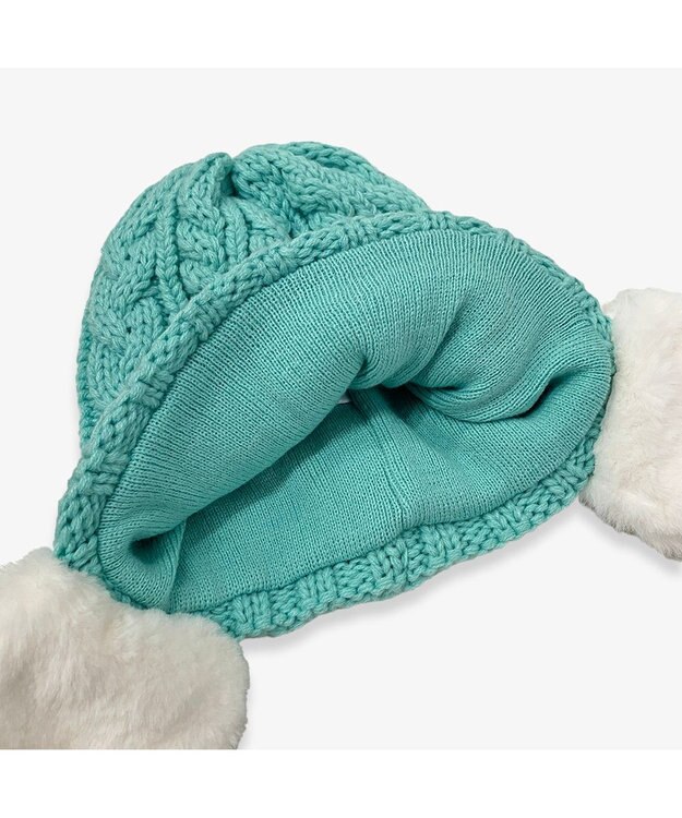 林八百吉商店 Champion　キッズ　ボア耳ケーブルワッチ ミント