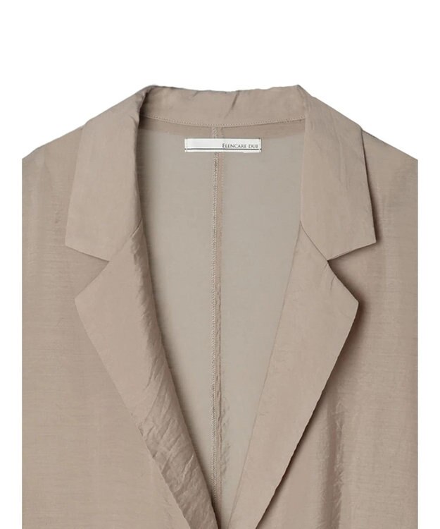 Green Parks ・ＥＬＥＮＣＡＲＥ　ＤＵＥ　シアーテーラージャケット Beige