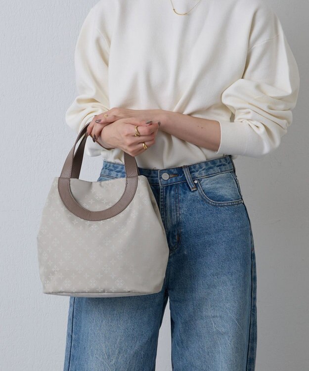 russet 2WAYトートバッグ(CE-1419) Ecru